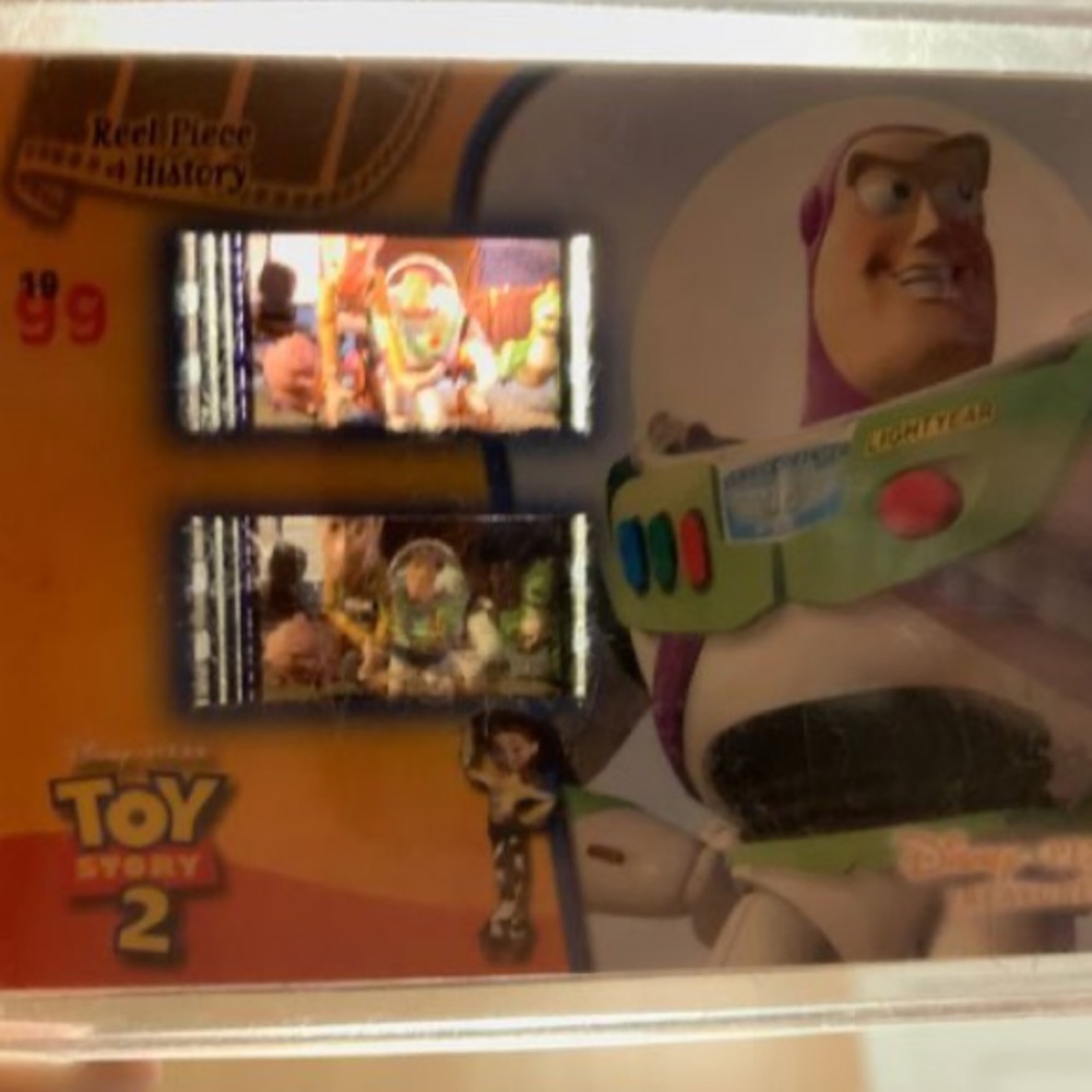 1999 limited edition toy story reel piece